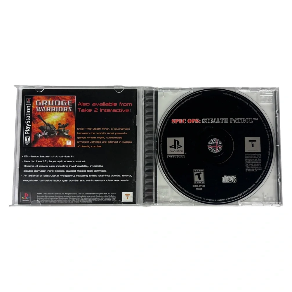 Spec Ops: Stealth Patrol Sony PlayStation 1 PS1 2000 Tested And Working